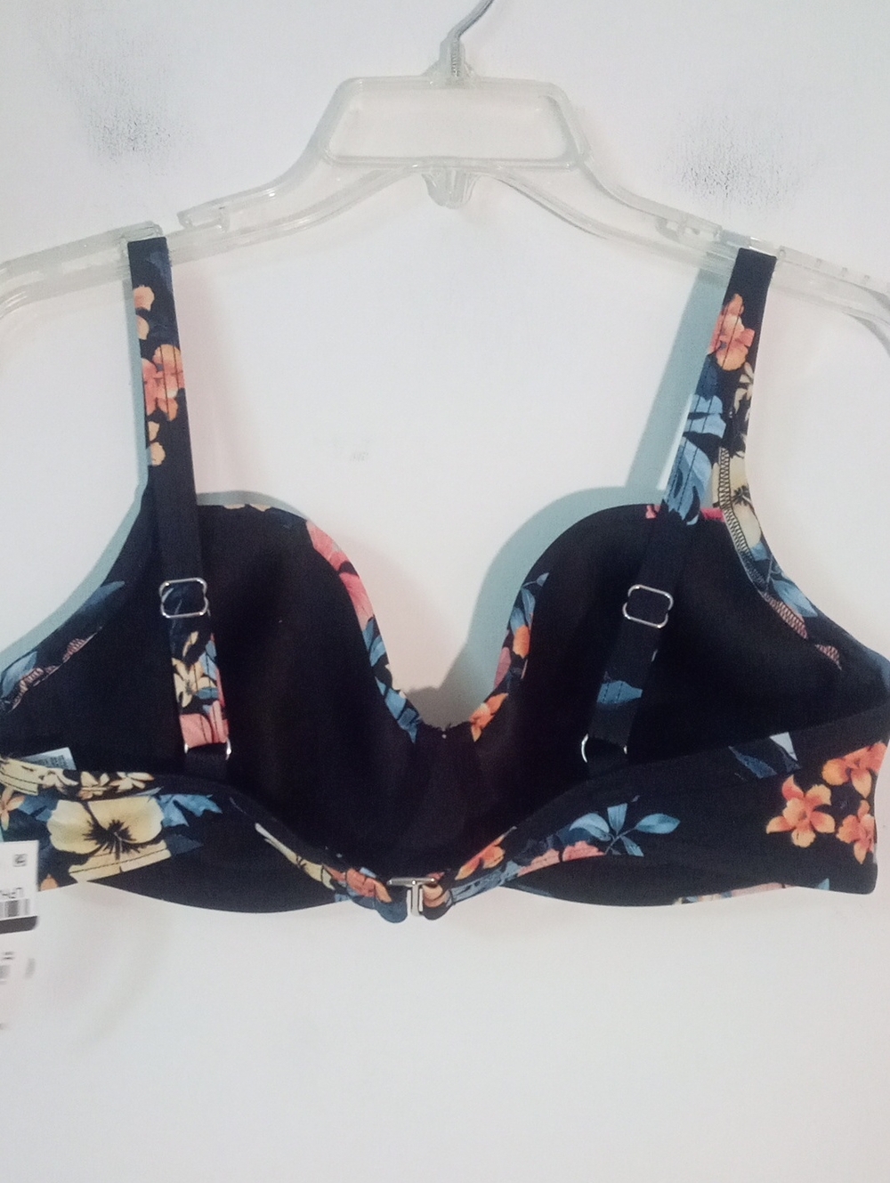 Lands' End Bikini Swim Top Sz 8 NWT $46 Floral - Picture 3 of 3